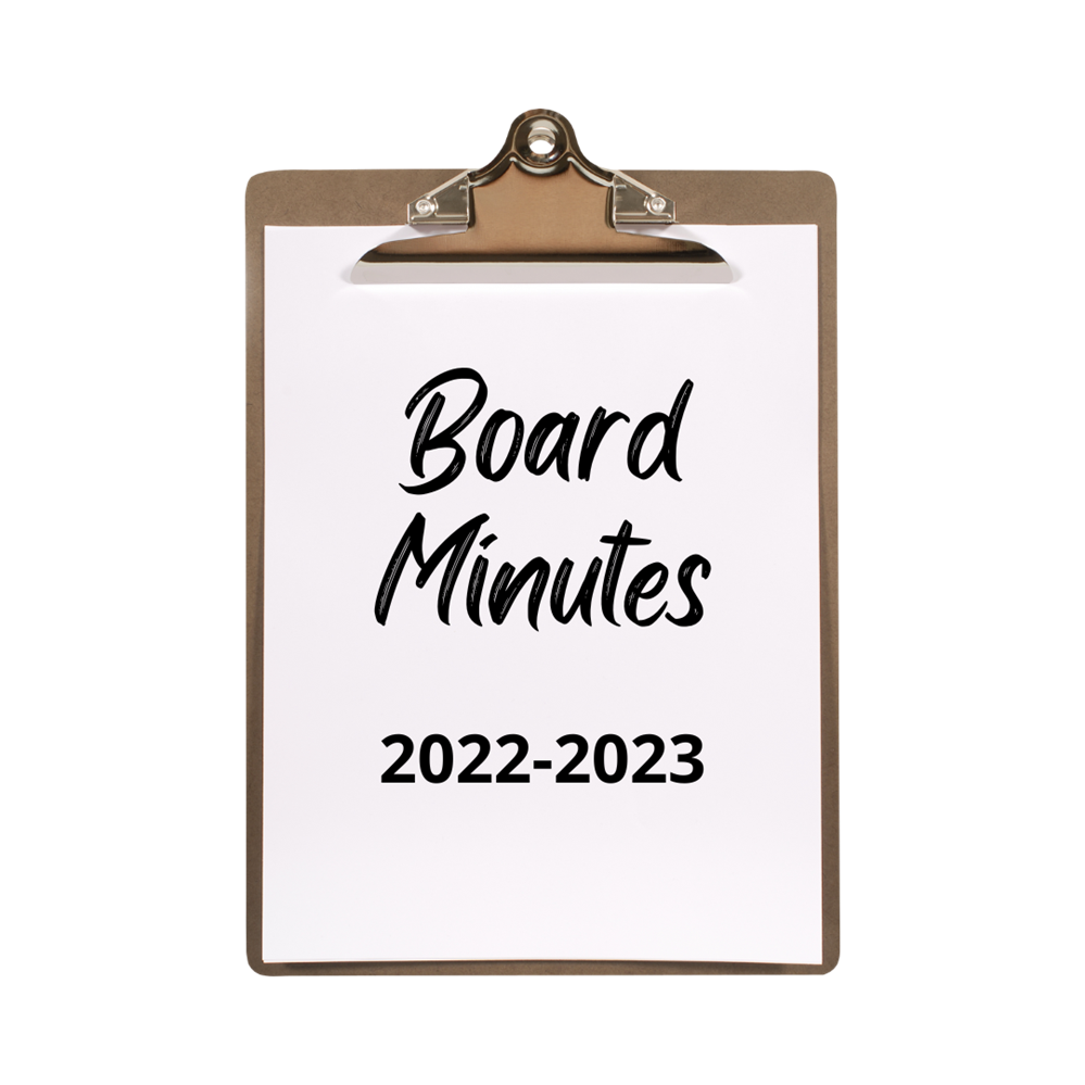 Board Minutes 2022-2023